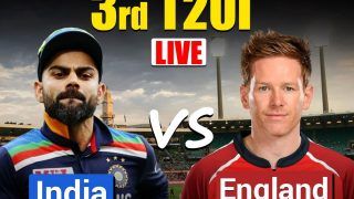 LIVE India vs England 3rd T20I Live Cricket Score Ahmedabad: Virat Kohli And Co. Aim to Continue New Approach as Hosts Target Series Lead vs England
